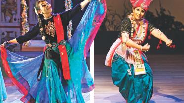 A warrior in dance