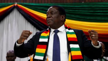 Zimbabwe’s President Emmerson Mnangagwa