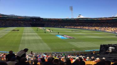 A view from the stands