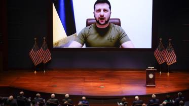 Ukraine President Volodymyr Zelensky