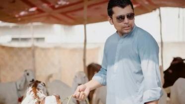 Kamran Akmal in his farm