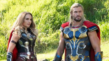 A scene from Thor: Love and Thunder