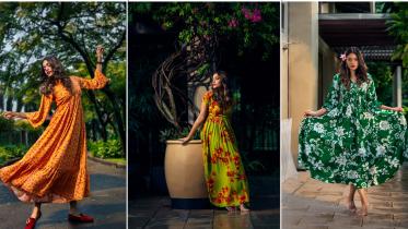 Twirling dresses in the sun