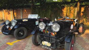 18 vintage European cars travelling through Bangladesh