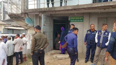Robbers attacked an Ansar camp in Narsingdi and looted two firearms along with 10 bullets early today.