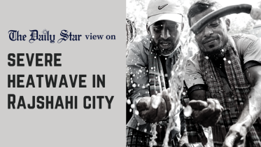 Severe heatwave in Rajshahi city 