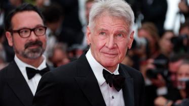 The bullwhip is back: Harrison Ford in Cannes for 'Indiana Jones' premiere