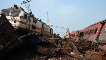 Train accident in Odisha