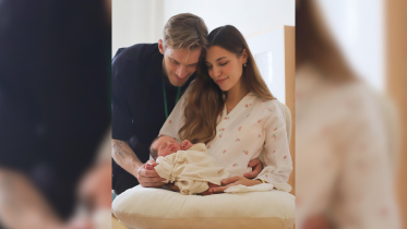 Pewdiepie shares photo of new-born son 