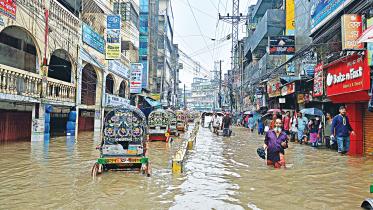 Waterlogging in Chattogram City