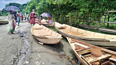 Century-old boat market in Bhanga upazila of Faridpur