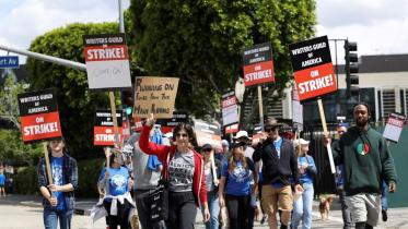 No deal yet as Hollywood writers, studios talk for third straight day
