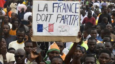 Protest in Niger