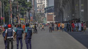 RMG workers protest