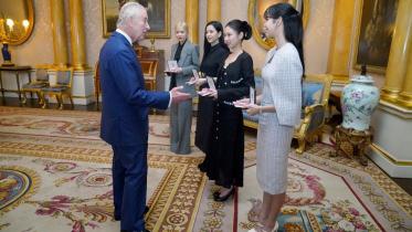 Blackpink receive honorary MBEs from Britain's King Charles