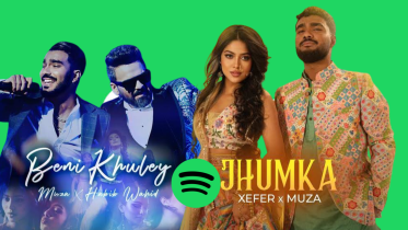 ‘Beni Khule’ and ‘Jhumka’ make it to Spotify Bangladesh's top tracks 