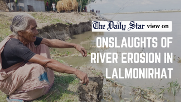 12500 families displaced by river erosion in lalmonirhat