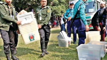 Bangladesh general elections on 7 January 2024: Ballot boxes were dispatched yesterday to different polling centres from Azimpur Government Girls’ School and College in Dhaka.