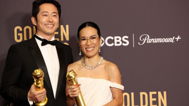 Ali Wong and Steven Yeun make Golden Globes history with ‘Beef’ wins