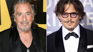 Johnny Depp directs Al Pacino in first-look photos from 'Modi'