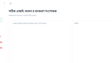 Shothik AI interface