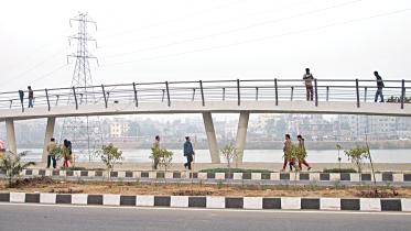 Walking on streets of Dhaka