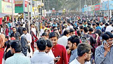 Celebrating Bangla: Ekushey Boi Mela sees huge turnout