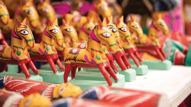 painted wooden dolls
