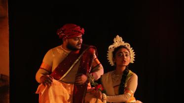 ‘Krishnakumari’ staged at Tejgaon College