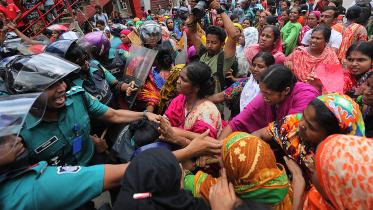 RMG workers' protest