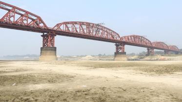 Poor upstream flow turns the Padma river dry, farmers and fishers in trouble