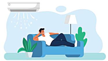 Health impacts of air conditioning during heatwaves