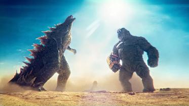 Promotional poster for Godzilla x Kong: The New Empire