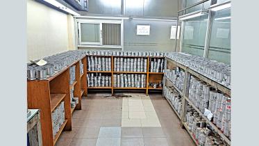 Tea tasting process at Chattogram Tea Auction Centre