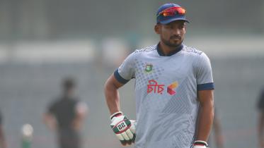 Bangladesh captain Najmul Hossain Shanto.