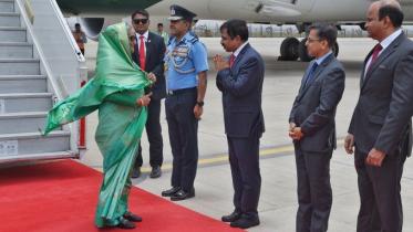 PM reaches New Delhi to attend Modi's oath taking as prime minister