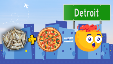 Bangladeshi Shutki Pizza in USA