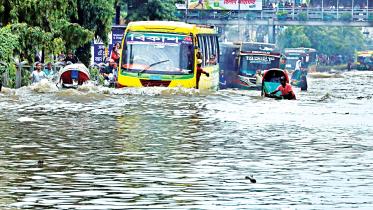 Poor drainage system Dhaka waterlogging issues