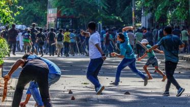 Quota protest DU 
