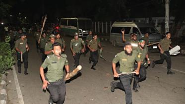 Student-Ansar Clash Dhaka Secretariat