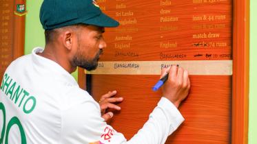 Bangladesh captain Najmul Hossain Shanto