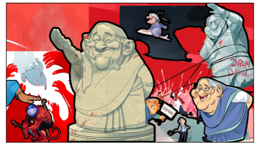 Cartoons as resistance: Artists find their voice in July uprising
