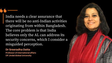 Prof Sreeradha Datta, a South Asian expert who teaches international affairs at the Hariyana-based OP Jindal Global University
