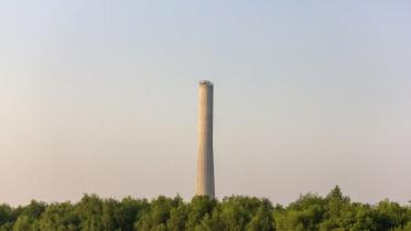 Flue of a powerplant in Bangladesh