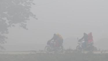 Dense fog in northern Bangladesh