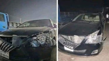 Truck collision with Sarjis Alam Hasnat Abdullah convoy