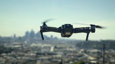 Drone flying