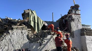 earthquake in Tibet