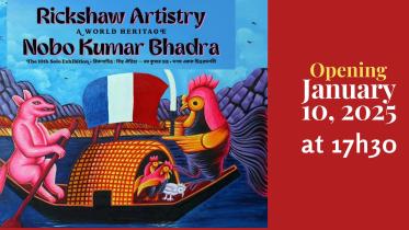Rickshaw art takes centre stage at Alliance Française de Dhaka
