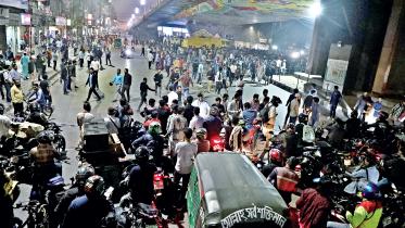 Impact of protests on Dhaka traffic